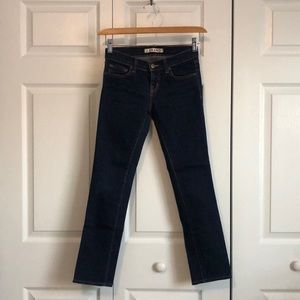 J Brand Straight Leg Dark Wash Jeans